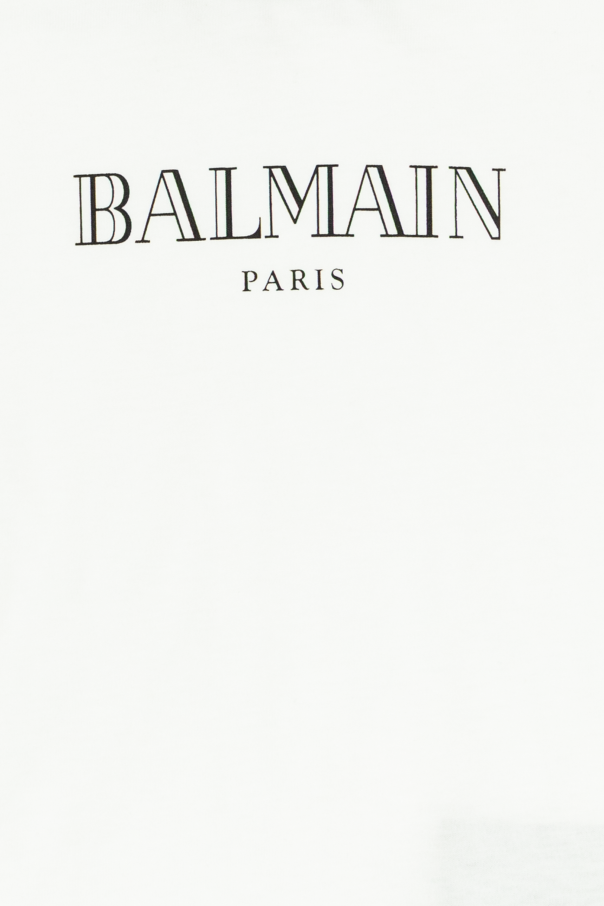 Balmain Kids Camiseta con logo estampado