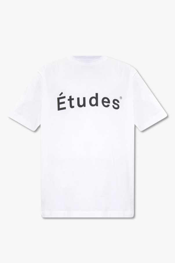 Etudes logo-patch cotton-blend sweater