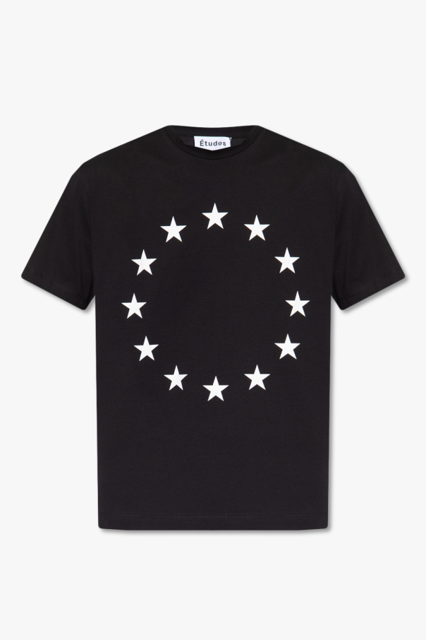 Etudes T-shirt rayures with logo