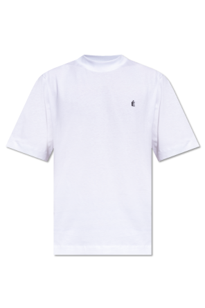 T-shirt with logo embroidery od Etudes