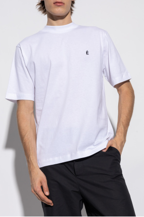 Etudes T-shirt with logo embroidery
