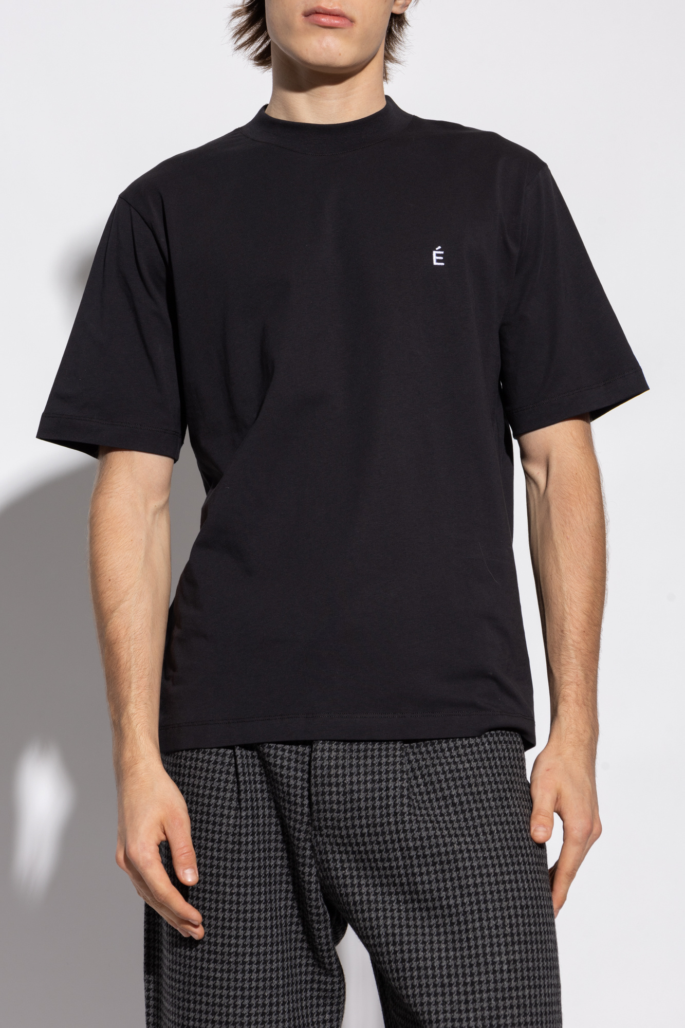 Etudes T-shirt with logo embroidery