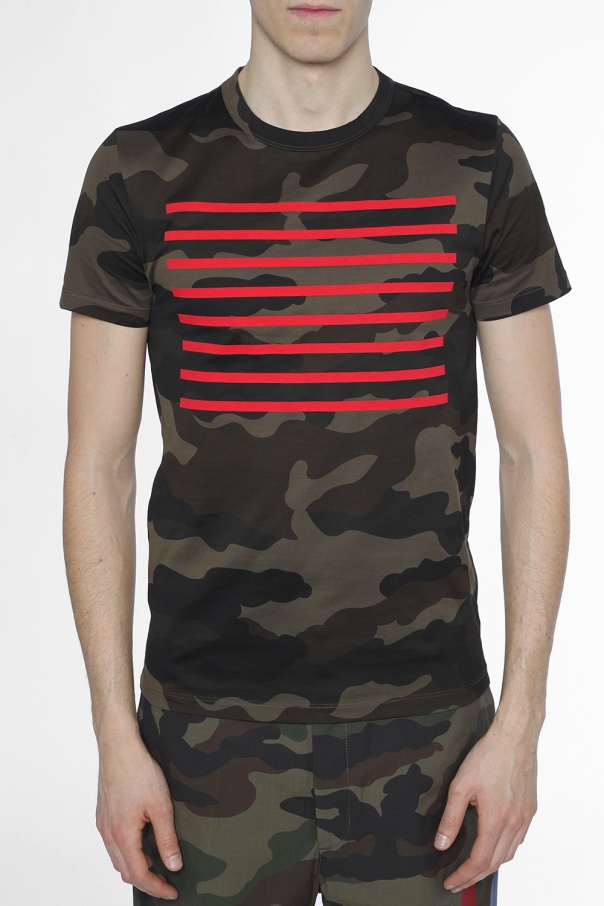 Moncler Camo T-shirt | Men's Clothing 