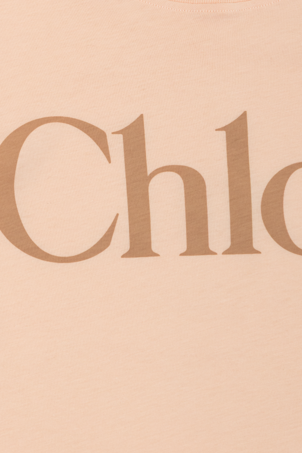 Chloé Kids Top with printed logo