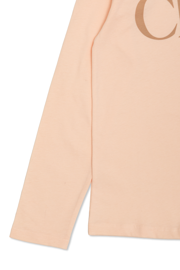 Chloé Kids Top with printed logo