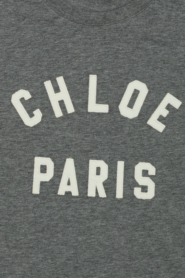 Chloé Kids Camiseta con logo