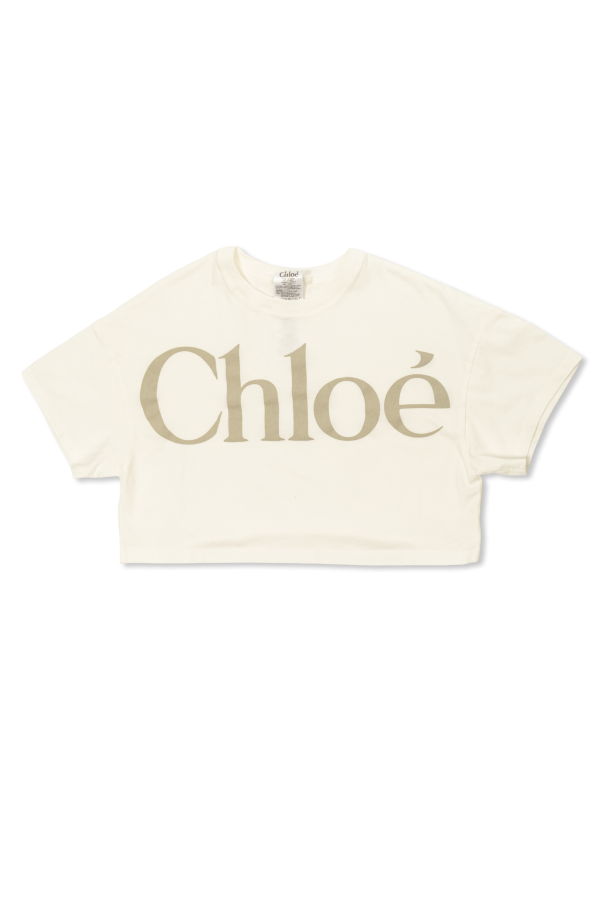 T-shirt with logo od Chloé Kids