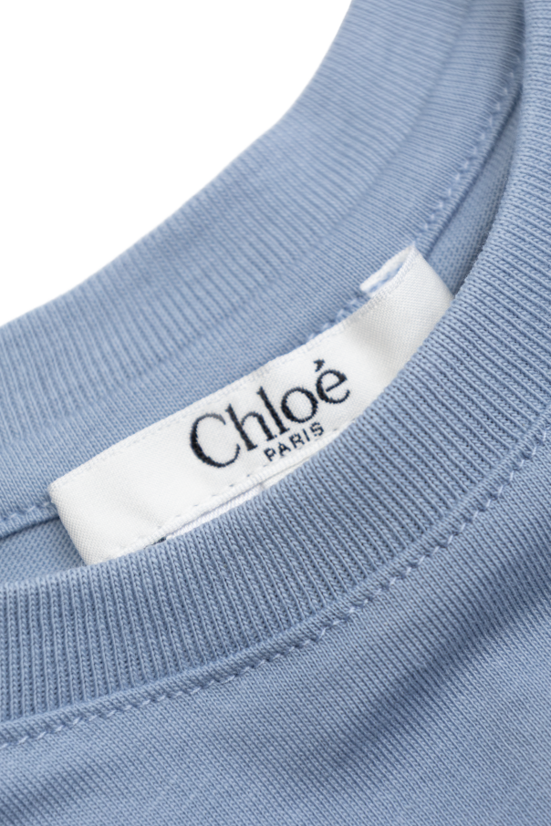 Chloé Kids T-shirt with printed logo