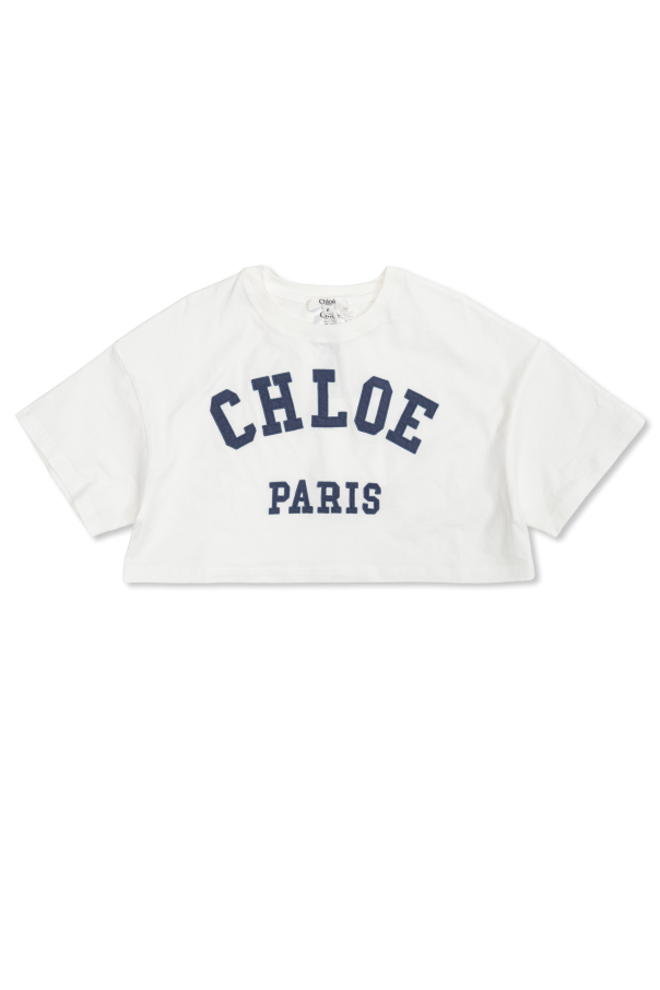 T-shirt with logo od Chloé Kids