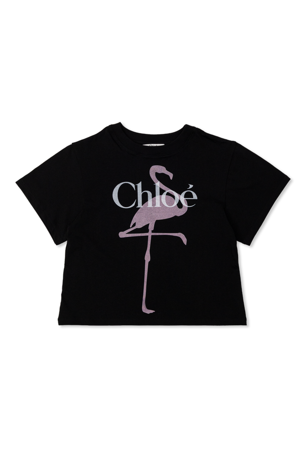 Logo T-shirt od Chloé Kids