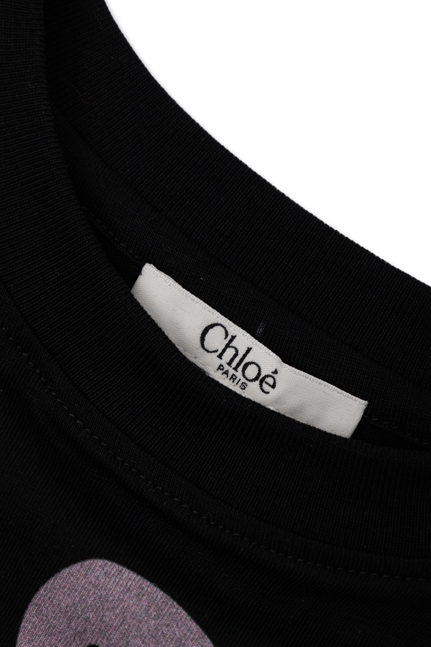 Chloé Kids Camiseta con logo