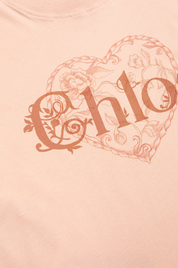 Chloé Kids T-shirt with printed logo