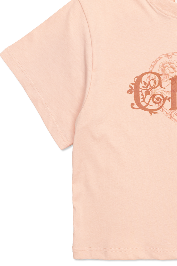 Chloé Kids T-shirt with printed logo