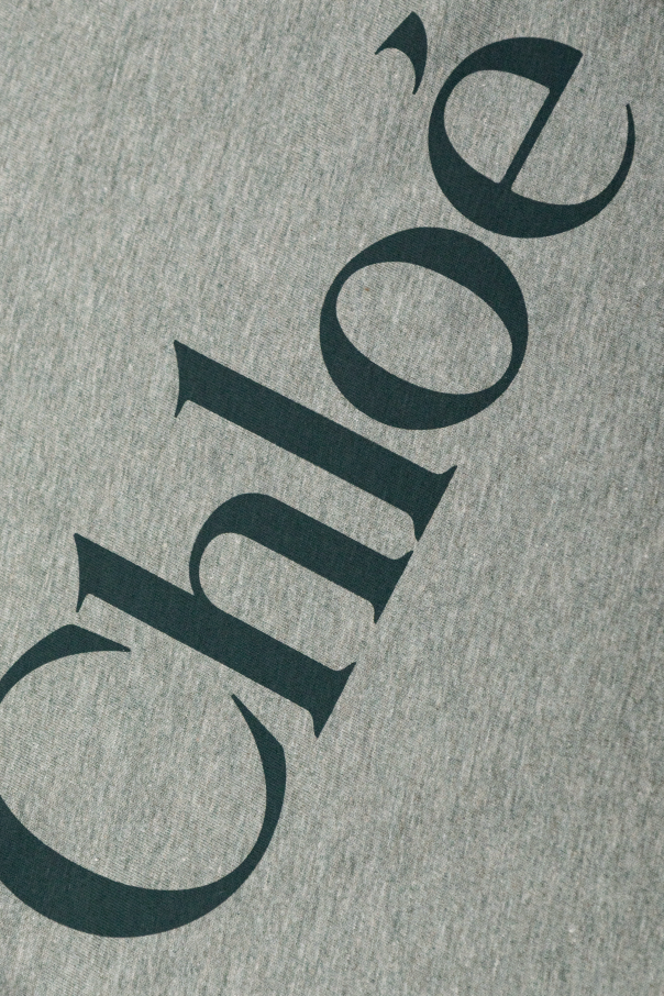 Chloé Kids T-shirt com logótipo