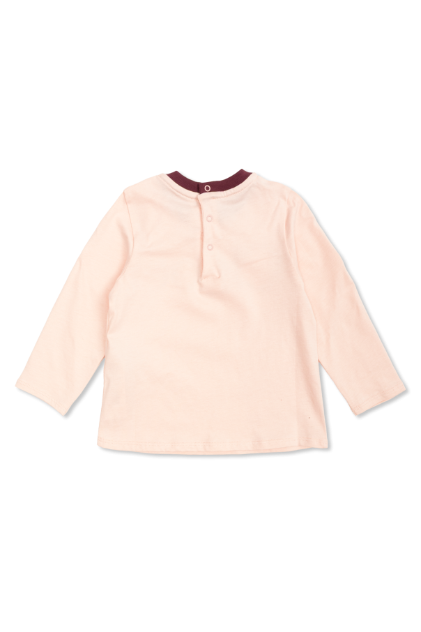 Chloé Kids T-shirt com logótipo