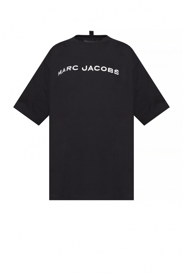 GenesinlifeShops Spain - жіноча сумка в стилі marc jacobs the snapshot bag  - Black Oversize T - shirt with logo Marc Jacobs