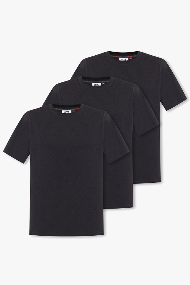 GCDS Trójpak t-shirtów z logo