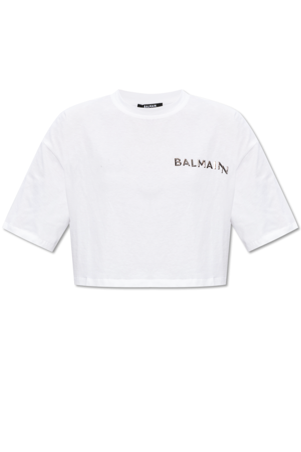 Balmain Krótki t-shirt