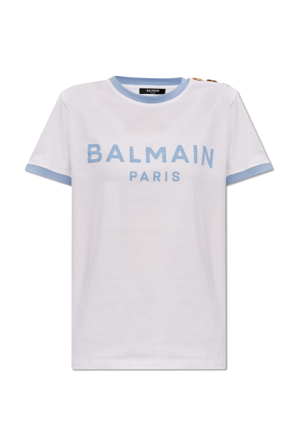 T-shirt with logo od Balmain