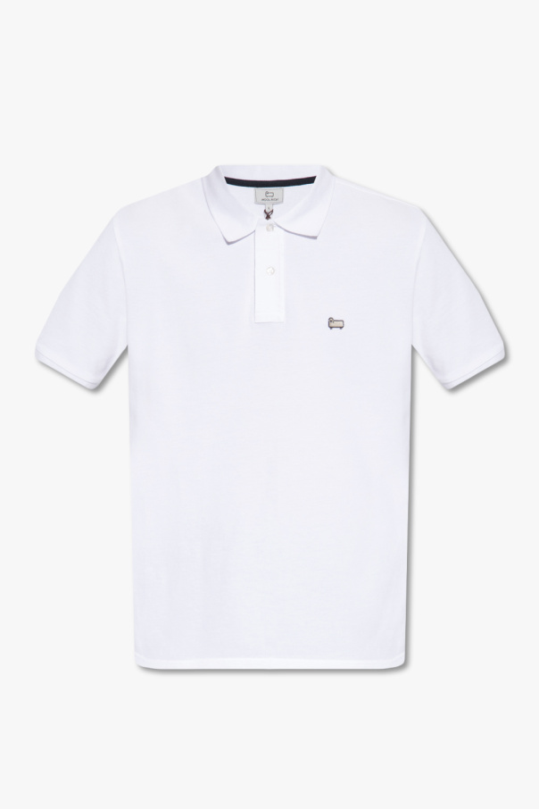 White Plus Embroidered Heavyweight Waffle Polo Woolrich - StarpixlShops  Germany - office-accessories polo-shirts robes pens usb cups  footwear-accessories Scarves