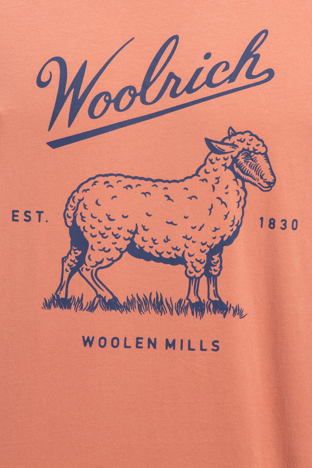 Woolrich Maison logo-print T-shirt Rip Bianco
