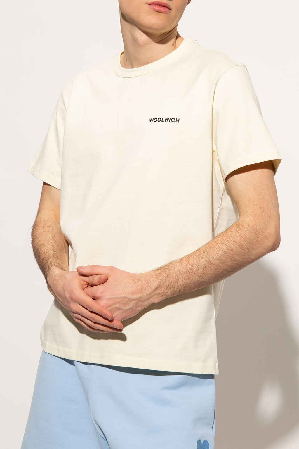 White Printed T-shirt Woolrich - Vitkac Canada