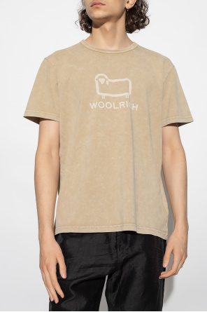 Woolrich Y's printed logo hooded sweatshirt