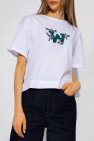 Woolrich T-shirt o luźnym kroju