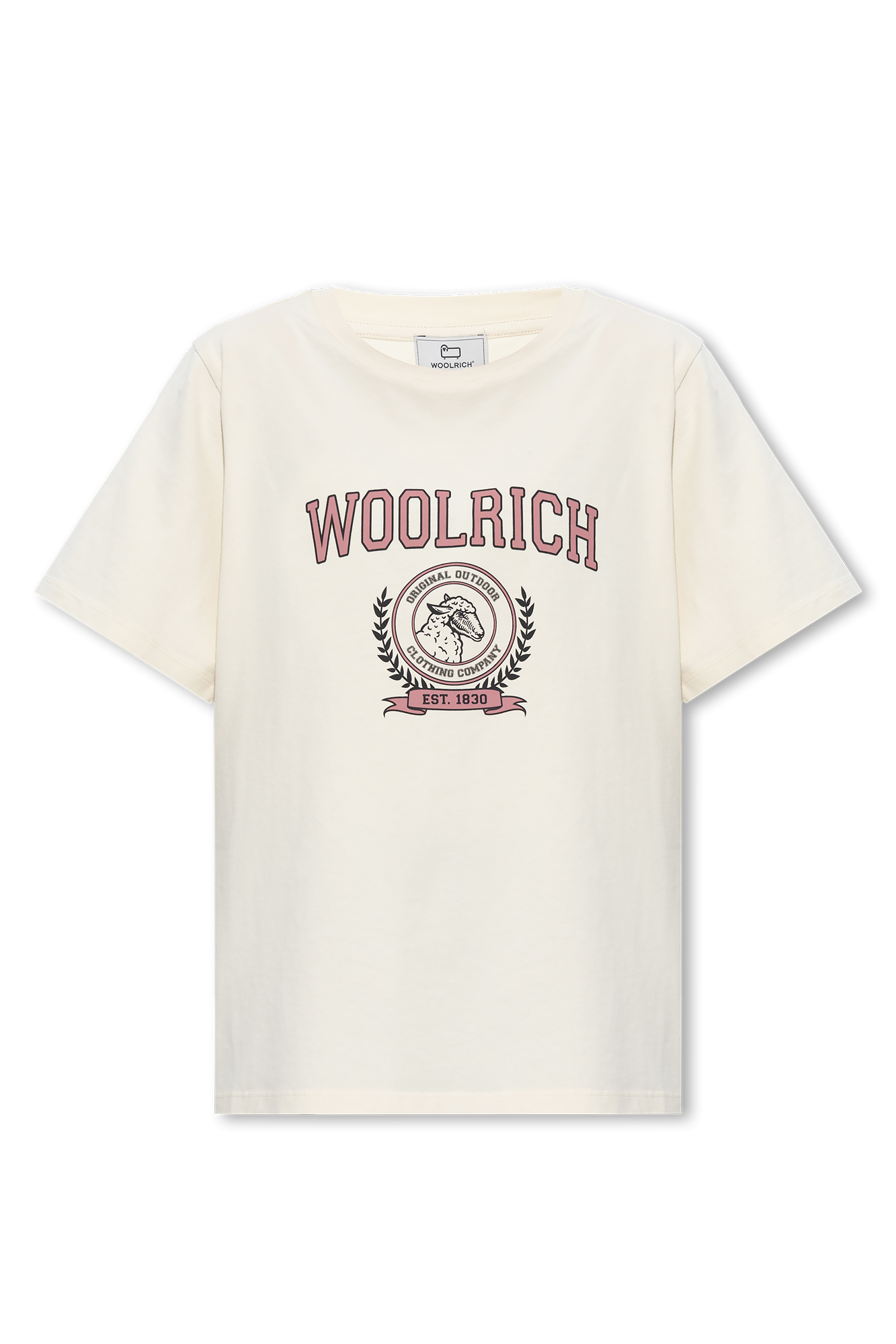 Woolrich T-shirt with logo | Women's Clothing | Vitkac