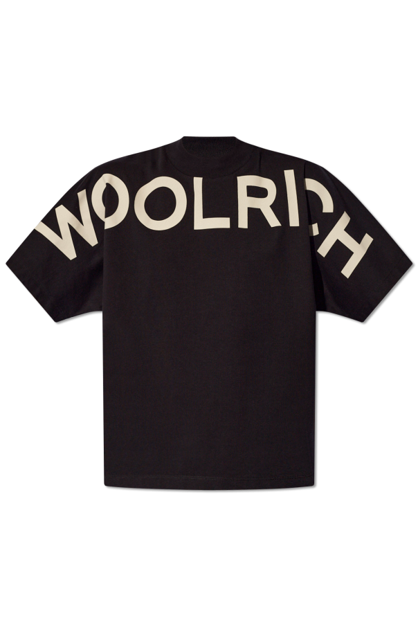 Woolrich Cotton T-shirt with logo
