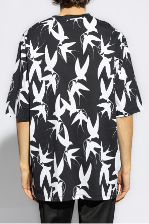 Balmain T-shirt with bird motif
