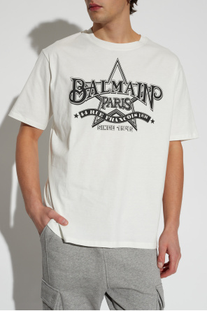 Balmain Bawełniany t-shirt