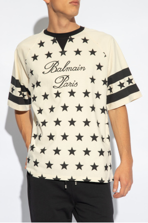 Balmain T-shirt with star motif
