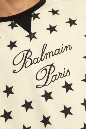 Balmain T-shirt with star motif