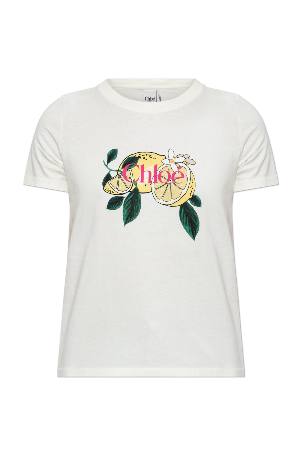 T-shirt with a colorful print od Chloé