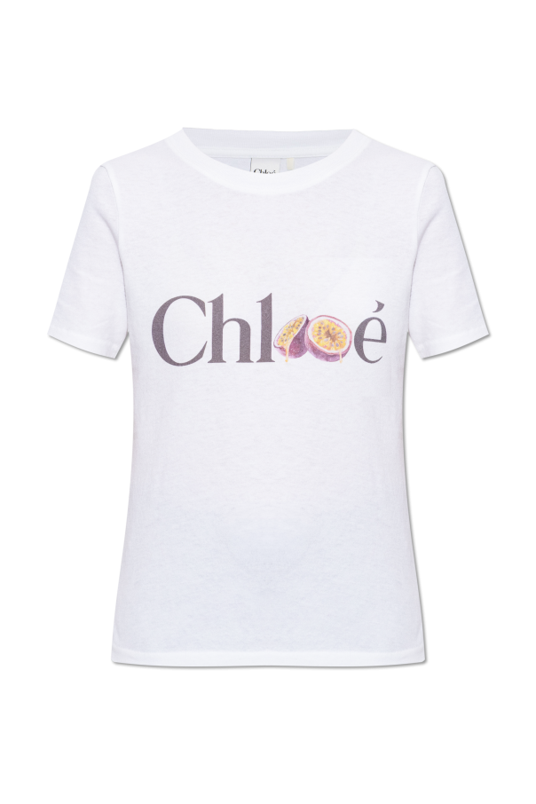 T-shirt with logo od Chloé