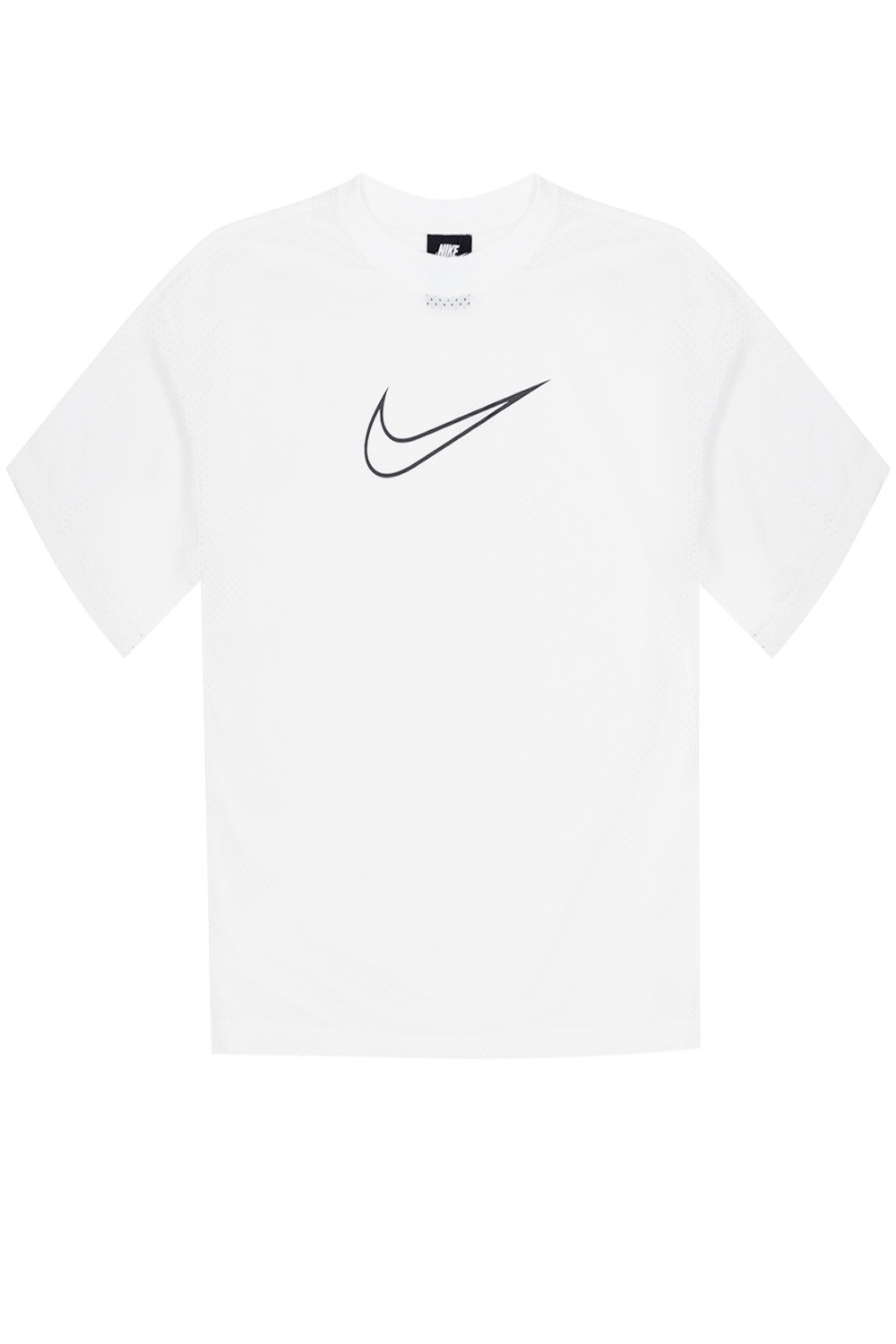 nike logo size on shirt