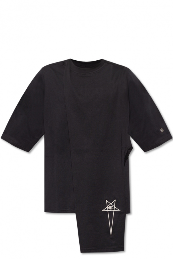 Rick Owens O neill Triple Stack T-shirt Met Korte Mouwen