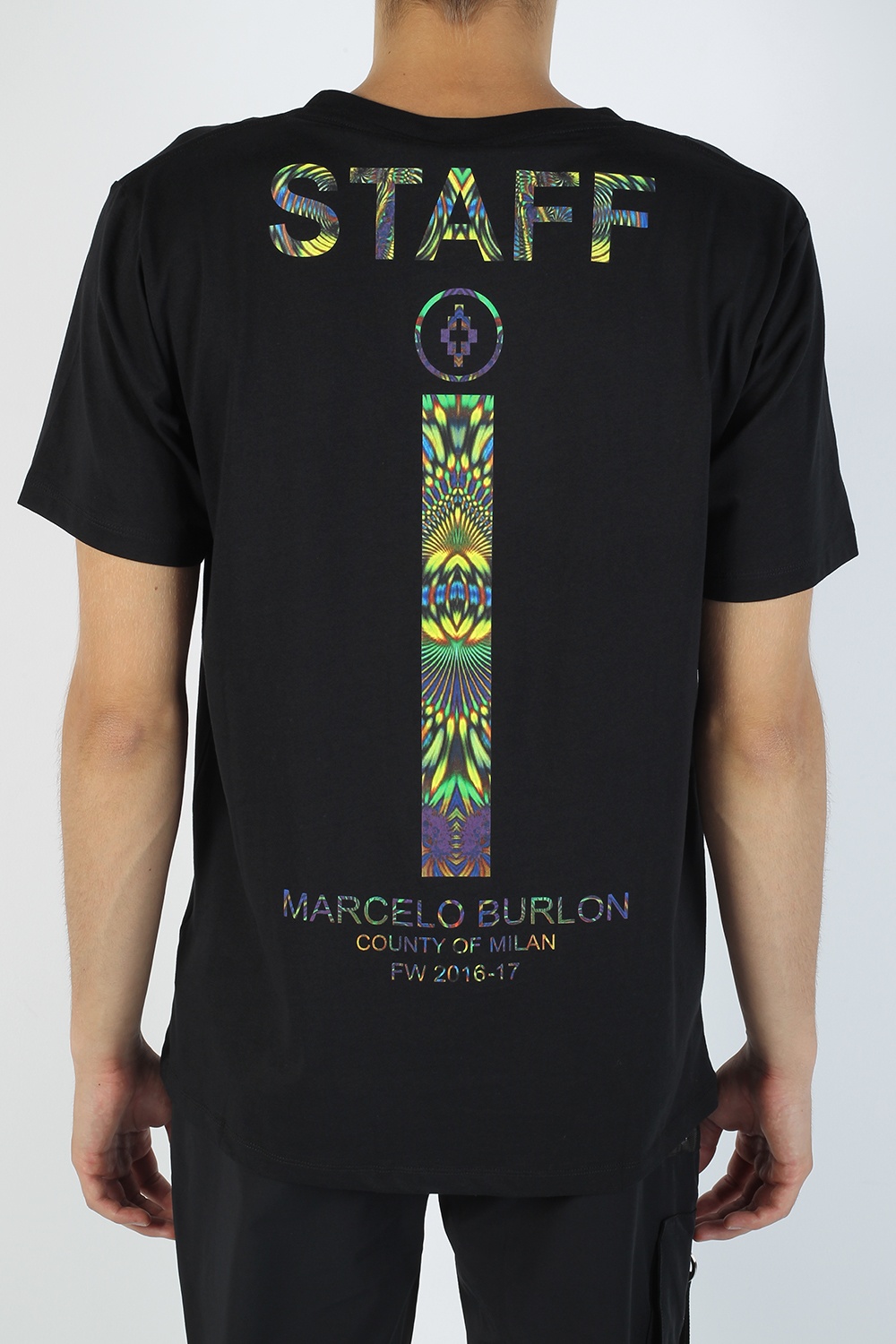 Tutor alder alene Black Logo printed T-shirt Marcelo Burlon - Vitkac TW