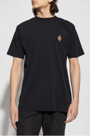 Marcelo Burlon gucci embroidered oversized polo shirt