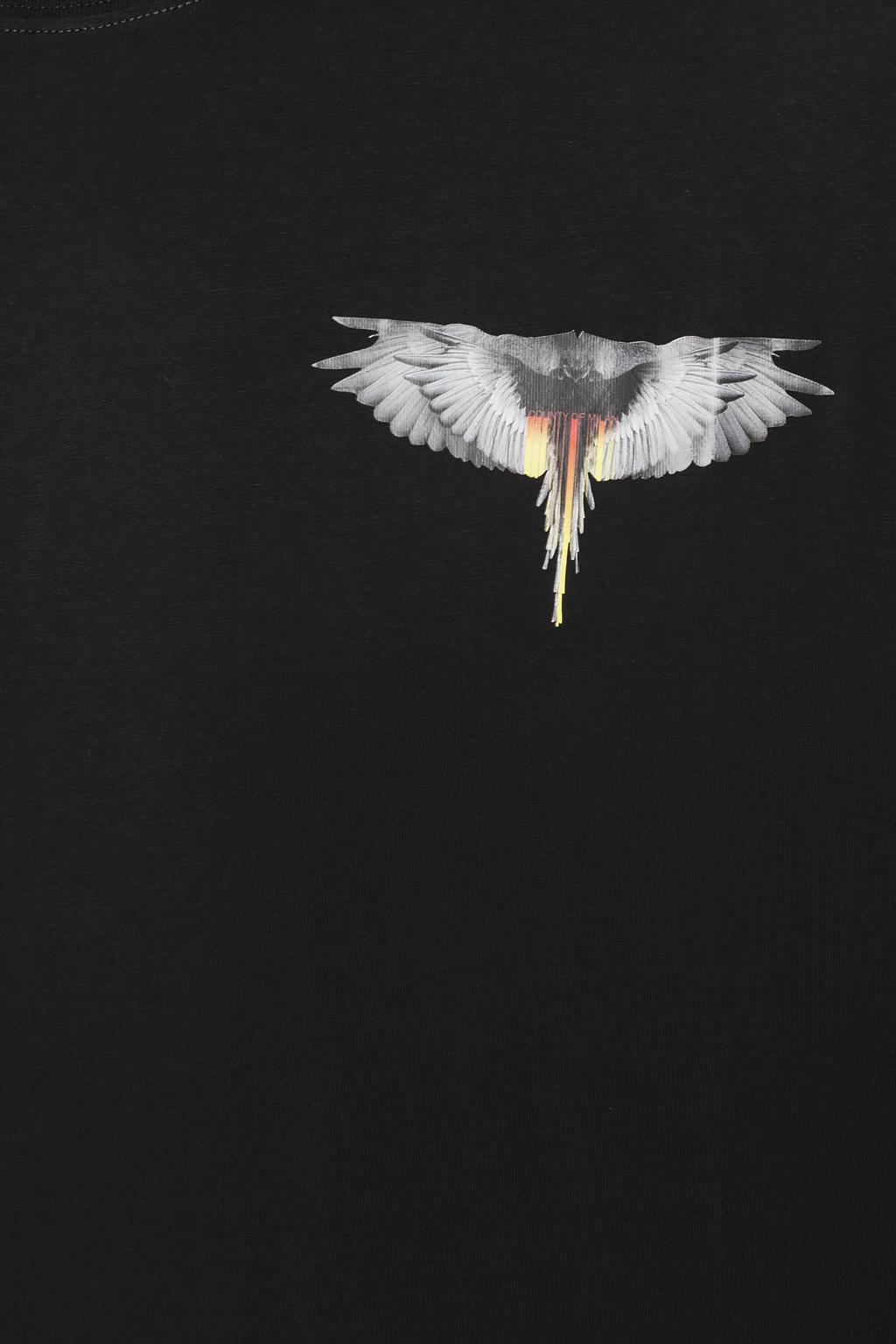 T Shirt With Prints Marcelo Burlon Vitkac Italy