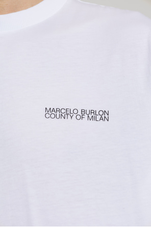Marcelo Burlon The Hundreds Valley T-shirt à manches longues Noir