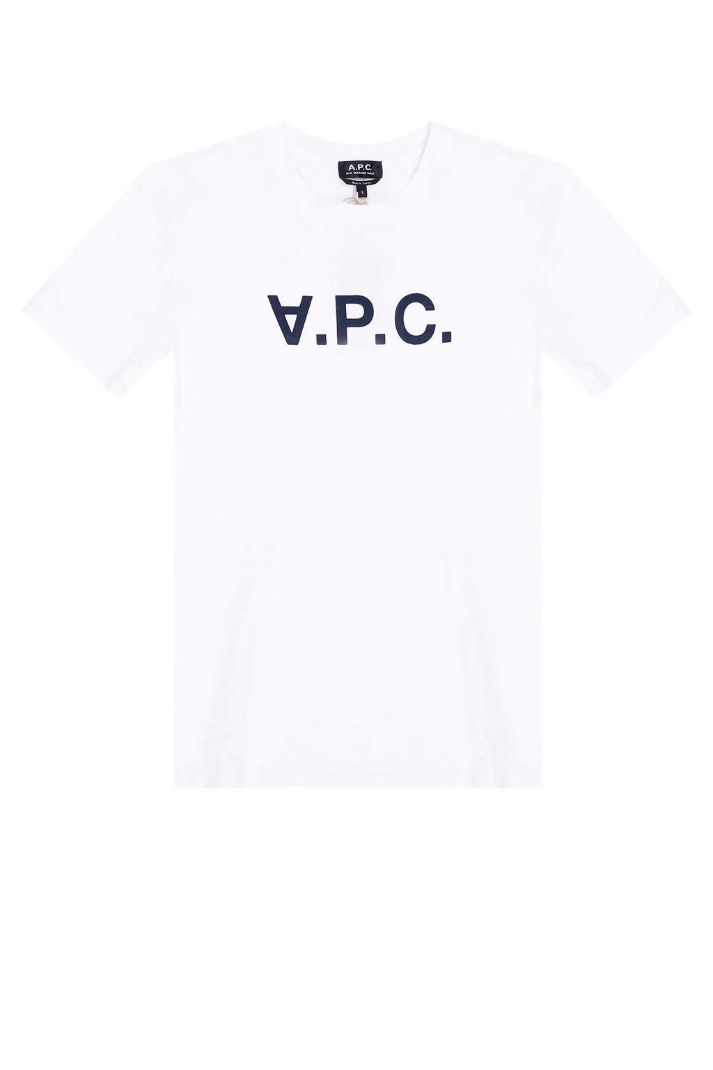 A.P.C. T-shirt with velvet logo