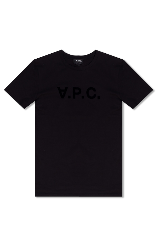 A.P.C. white 44 caps polo-shirts