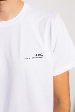 A.P.C. T-shirt z logo