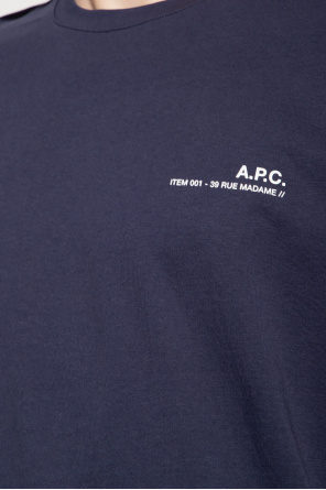 A.P.C. Button Down Oxford Check Shirt