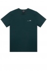 Vans Full Patch T-shirt Oregon met print op de achterkant in lichtblauw
