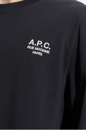 A.P.C. ‘Olivier’ T-shirt with long sleeves