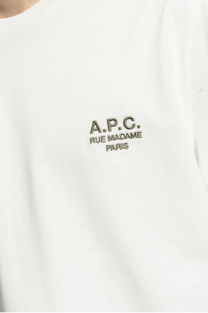 A.P.C. ‘Raymond’ T-shirt with logo