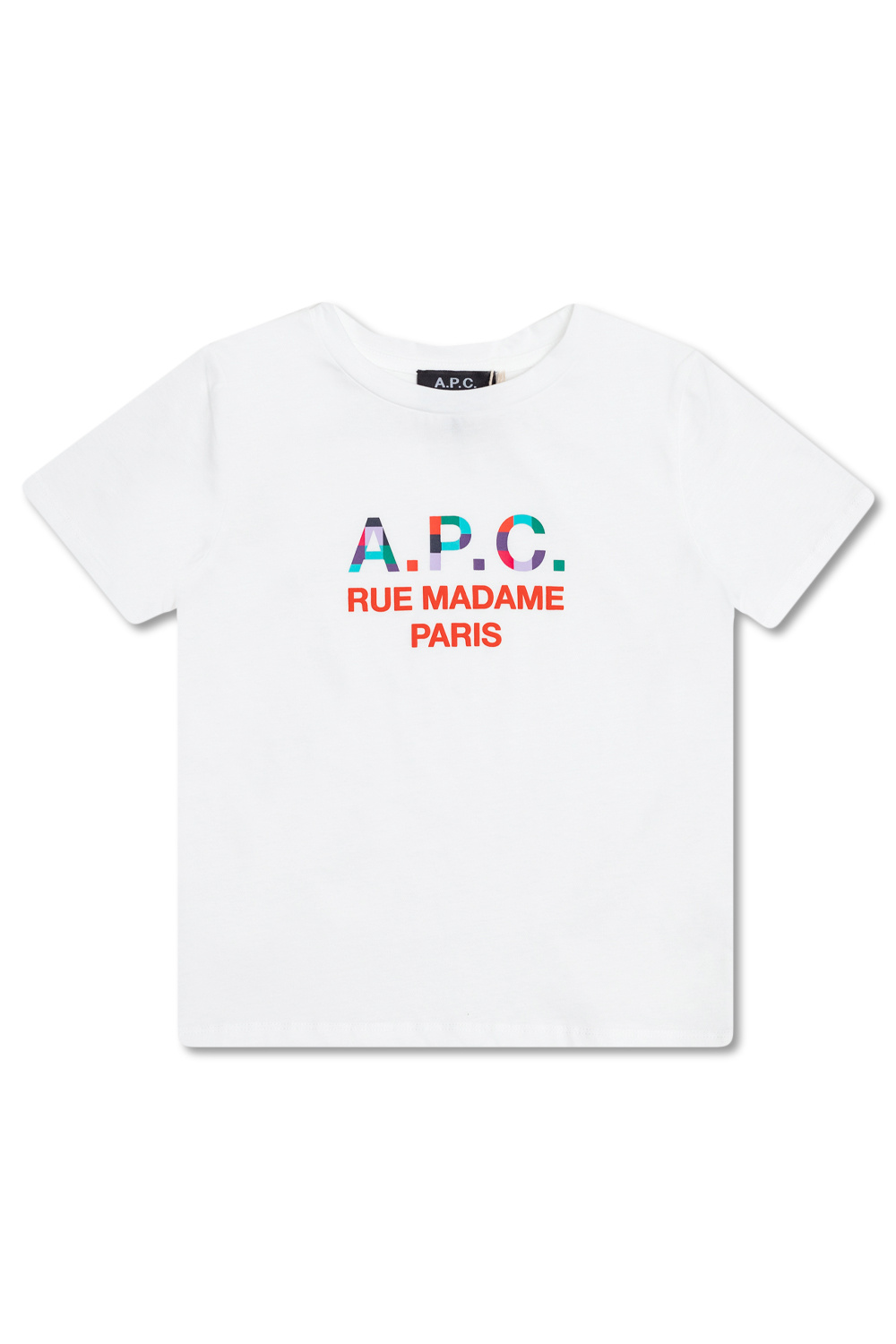 A.P.C. Kids Eterna langarm hemd slim fit performance shirt stretch korallrot unifarben
